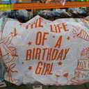 The Life of a Birthday Girl Backdrop, Showgirl Birthday Party Decorations, in My Showgirl Era Birthday Party Background, 7 * 5Ft