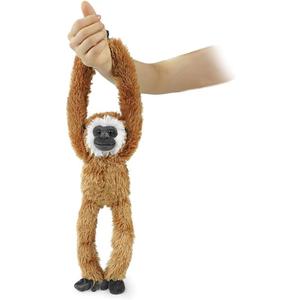 Stuffed Monkey Toys Hanging Stuffed Animal, Hooks and Stuffed Animals with Rings for Kids,Gifts for Boys and Girls Hanging 20inches(Brown)