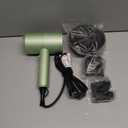 slopehill Professional Ionic Hair Dryer, Powerful 1800W Fast Drying Low Noise Blow Dryer with 2 Concentrator Nozzle 1 Diffuser Attachments for Home Salon Travel (Lime Cream)