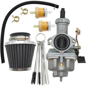 PZ27 Carburetor Carb 27mm CG 125cc 200cc 250cc 150cc Replacement for Kazuma Taotao Sunl Buyang Coolsport Lifan 4-stroke Dirt Bike Go Kart ATV with Cleaning Tools