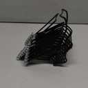 Gibson Holders 6AC 3-Wire Display Stand with Deep Edge, Black, 12-Pack