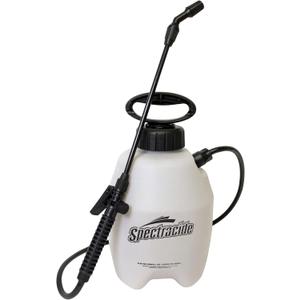 Spectracide 16412 1 Gallon Multi-Purpose Lawn & Garden Poly Tank Sprayer, Made in The USA, Adjustable Cone Nozzle, 1-Pack, Translucent White