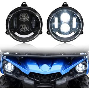 LED Headlights for Can-Am Outlander 450 500 570 15-24, Front Lamp with High Low Beam for Can-Am Outlander G2L 450 500 570 L Max 2015-2024 Accessories (2PCS, Replace #710003900)