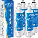 PUREPLUS 9690 Replacement for kenmore Elite 469690 LG LT700P RFC 1200A ADQ36006102 ADQ36006101 LFX28968ST RWF1052 RWF1200A LFXS29626S LFXS30766S LFX31925ST LFX31945ST Refrigerator Water Filter, 4Pack