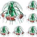 Tigeen 6 Pcs Football Party Supplies Football Spray Centerpieces with Base Foil Table Toppers Decorations for Game Day Sports Enthusiasts Birthday Baby Shower Party Decor(Football)