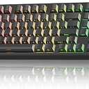 AULA F99 Pro Wireless Mechanical Keyboard-Silent Version,BT5.0/2.4GHz/USB-C Hot Swappable Custom Keyboard,Gasket Structure,Pre-lubed Linear Switches RGB Backlit Computer Gaming Keyboards,Black