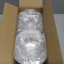 50 Pack Individual Cupcake Containers Plastic Cupcake Boxes Cupcake Holders Stackable Deep Dome Cupcake Carrier