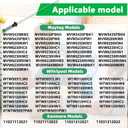 W11396716 W11171694 MVW6230HW0 WTW6120HW0 WTW5105HW0 PS12731176 Washer Suspension Rod Kit fit for whirlpool kenmore maytag 24.4in 4Pcs, Figure 2 Shows More Compatible Models