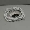 Vanthylit Lighted Christmas Garland, 6 FT White Birch Garlands with 48 LED Warm White Lights, Waterproof Outdoor White Twig Branch Garland Plug in Xmas Decoration for Bedroom Fireplace Mantle Mantel