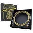 Gold Series Star Quad XLR Cables 6.6ft, Neutrik Connectors, 19AWG Microphone Cable, Kevlar-Reinforced Nylon Braided Handmade Mic Cable, 100% Coverage OFC Braid and Al-Foil Shielding