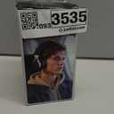 AC01 Over-Ear Headphones Wired, Passive Noise Isolating Corded Stereo Headsets with Mic Volume Control for Adults Teens 3.5mm for Chromebooks, Laptop, Computer, Tablets, Travel (Black Blue)