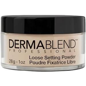 Dermablend Loose Setting Powder, Face Powder Makeup & Finishing Powder for Light, Medium & Tan Skin Tones