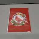 Red Cardinal Wreath Merry Christmas Cards 2025, Pop Up Christmas Cards w Envelope, 3D Xmas Card, Holiday Greeting Card Gifts for Her Him Wife Husband Family Son Mum Dad PQ