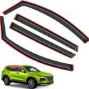 in-Channel Rain Guards for Hyundai Santa Fe 2019-2023 | Window Deflectors, Vent Window Visors, Wind Guards, Car Window Protector  4PCS