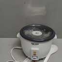 Aroma Housewares Aroma 6-cup (cooked) 1.5 Qt. One Touch Rice Cooker, White (ARC-363NG), 6 cup cooked/ 3 cup uncook/ 1.5 Qt.