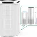 Afloia Original 3-Stage Filter, Compatible with KILO/KILOPLUS/KILOPRO/MIRO/MIRO PRO Air PurifierASINB08PCXJVFH/B0948XR4DC/B09P8KBW5V/B08YT4TNJD/B087PD8D25/B088FJ8YBJ (6.65" x 6.65" x 8.98")