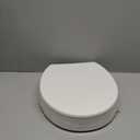 KOHLER 25876-0 Hyten 3" Height, Elevated Soft Close Round Toilet Seat, Contoured Seat with Grip-Tight Bumpers, Quick-Attach Hardware, White