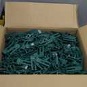 Brightown 400 Pack All in One Christmas Light Clip, Universal Gutter and Shingle, Holiday Light Clip for C7/E12, C9/E17, Rope, Icicle, Mini, Outdoor String Lights, Christmas Decor - No Tools Required (Green)