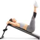Marcy Utility Slant Board Exercise Bench for Strength Training and Home Gym Workouts