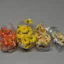 240 Pcs Artificial Fabric Daisy Flower Head for Crafts, 3 Size Faux Flower Easter Decoration Fall Outdoors Decor, Fake Daisy Heads Decor for Garland Wedding Vase DIY Wreath(Autumn Colors)