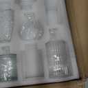 Clear Glass Bud Vase Set of 36 Pcs,Small Bud Vases in Bulk,Glass Crystal Flower Vases Table Centerpieces for Party Event Wedding Decor Baby Shower Decorations (Clear, 36 Pcs)