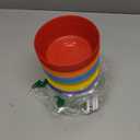 Ysglory 24 Packs Kid Plastic Bowls 10 oz Reusable Cereal Snack Bowls Microwave Dishwasher Safe Colorful Salad Dessert Soup Bowl Set 6 Colors