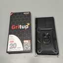 for Samsung Galaxy Note 20 Ultra Case with Screen Protector*2, Note 20 Ultra Phone Case Build in 360 Rotating Ring Kickstand, Military Grade Protective Cover for Note 20 Ultra Phone Black