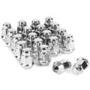 Richeer 20PCS 14x1.5 Closed End Bulge Acorn Chrome Lug Nuts, 1.4 inch - Cone Seat - 3/4"(19mm) Hex Wheel Lug Nut for Accord Civic Element HR-V Escape Sierra