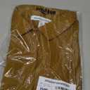 Womens Wide Rib Long Sleeve Button-up Collared Cardigan (XX-Large, Brown)