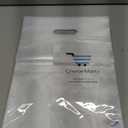 100 Clear Plastic Bags With Handles 9"x12" Perfect for Merchandise And Retail 1.5Mil Thick Clear Gift Bags With Handles