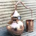 5 Gallon Pure Copper Alembic Still for Whiskey, Moonshine, Essential Oils by Copperholic