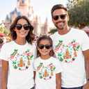 2 x Christmas Matching Family Shirts Family Matching Outfits Merry Christmas Magical Tshirt Xmas Holiday Vacation Tee Tops (White, XXL)