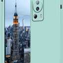 Compatible with Xiaomi 13 Lite Case Silicone Liquid Dark Green, Soft Smooth Touch for Xiaomi 13 Lite Phone Case Silicone Shockproof Thin Cover (Blue)