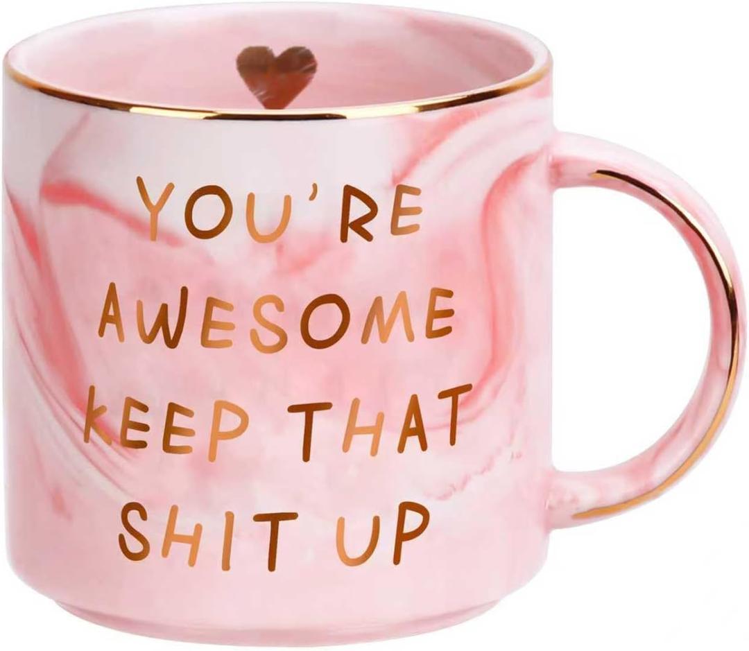 Ulrhpc Mothers Day Mom Gifts for Mom Wife from Daughter Son, Birthday Gifts for Women, 12 OZ Funny Coffee Mug, Valentines Day Gifts for Her Girlfriend Sister Friends