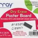 Pacon GoWrite! Dry Erase Poster Board, 22"x28", White, 25 Count (5442)