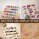 Acrylic Coffee Capsule Storage Holder Compatible, nespresso pod organizer, 5-Tier Large Capacity Coffee Capsule Countertop Storage Rack, Pods Organizer for Home, Office, Cafe Station