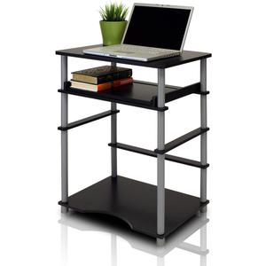 Furinno Home Laptop Notebook Computer Desk, Black/Grey (16 Inch)