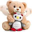 Baby Teddy Bear Stuffed Animal Soft Animated Plush Bear Toys Sensory Toy for Babies and Toddlers, Dancing and Repeats What You Say