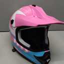 Youth Dirt Bike Helmet DOT Certified - Full Face Motorcycle Helmet for Off-Road, ATV, Street Riding, Includes Adjustable Goggles & Protective Gloves