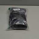 Shoe Covers Disposable 50 Pack (25 Pairs) - Durable, Non-Slip, Water Resistant, and Recyclable Boot Covers for Indoor and Outdoor Use - One Size Fits Most (Non-woven-Black)