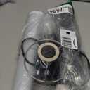 Coucrek Floor Lamp for Living Room, 3 Color Temperature Modern Standing Lamps, Minimalist Pole Lamp Tall Lamps for Bedroom, Living Room, Office, Kids Room, Reading, Black Lampshade