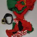 Costumerry Girls Elf Costume Kids Christmas Elf Dress Outfit (5-6 Years)