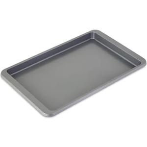 KitchenAid Premium Aluminized Steel Baking Sheet, Nonstick, 10x15 Inch, Contour Silver