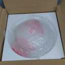 Aspen Creative 23099-11 Alabaster Contemporary Replacement Glass Shade for Medium Base Socket Torchiere Lamp, Swag Lamp,Pendant,1 Light Wall Sconce & Island Fixture. 11-5/8" Diameter x 3-5/8" Height