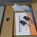 Veise VE027-H Built-in Wi-Fi Fingerprint Smart Deadbolt Lock with Handleset, App Remote & Voice Control, Keyless Entry Front Door Lock Set, Touchscreen Keypad, Auto-Lock, Easy Setup, Matte Black