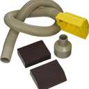 HYDE 9160 Dust-Free Sponge Sander, 1-(Pack),Black