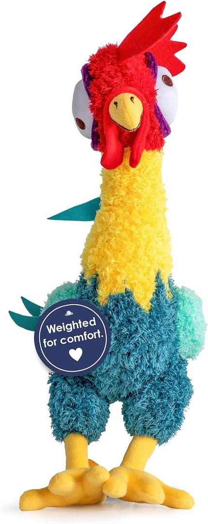 Jay Franco Weighted Disney Plush Pillow Buddy - 2.5 lbs Soft Plushie Stuffed Pillow, 20 Inches, Multi - Hei Hei