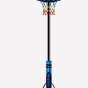 Spalding X Crayola 32" Molded Eco-Composite Telescoping Portable Basketball Hoop with Mini Court Marking Kit