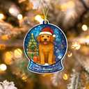 3 x Goldendoodle Christmas Ornament 2025  Goldendoodle Gifts for Women, Goldendoodle Ornament for Christmas Tree, Dog Lovers Holiday Decoration
