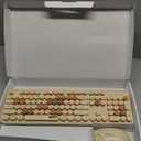 MPTOG Colorful Wireless Computer Keyboard and Mouse Combo with Round Typewriter Keycaps, Retro Design, Power Switch, Ergonomic Design, 2.4GHz Wireless for Windows, Mac, PC (Blue-Colorful)